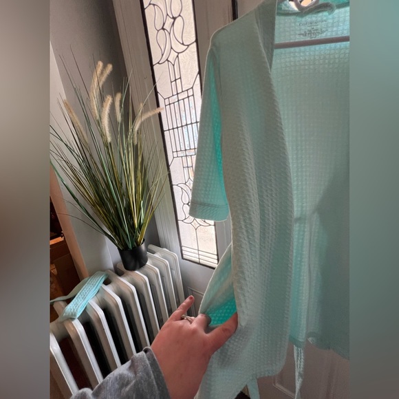 Croft & Barrow Intimates Waffle Knit Robe-M - Picture 8 of 16